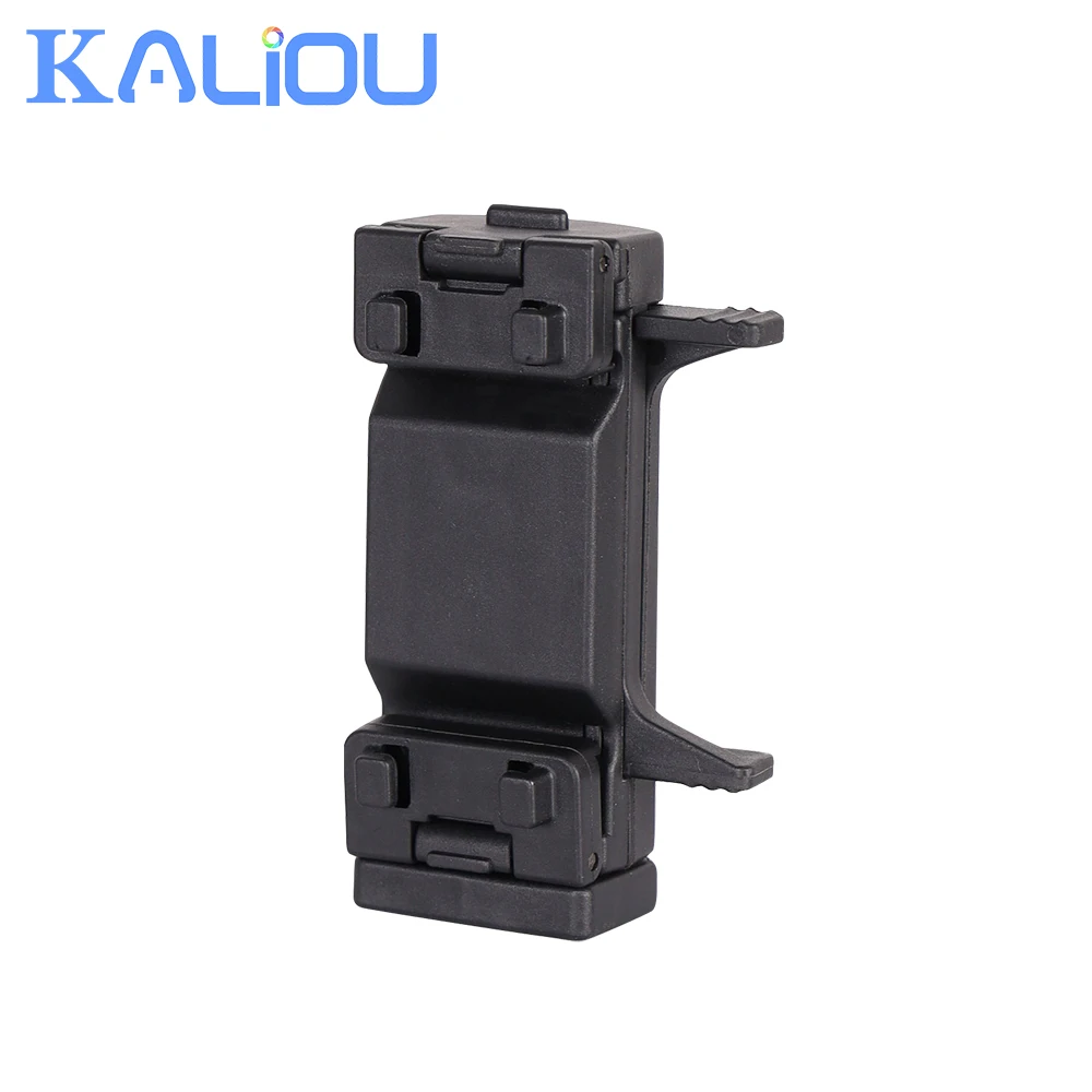 Kaliou L098 adjustable light and compact square rotary hot shoe plastic clip supports horizontal and vertical rackets