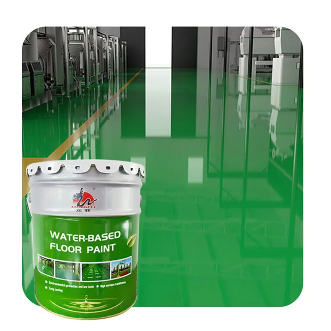 Resin Waterborne Industrial Factory Floor Using High Glossy Resin Coating Floor Paint