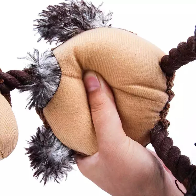 New Pet Plush Molar Bite-resistant Squeaky Dog Toy Cartoon Bird Pet Sounding Toy