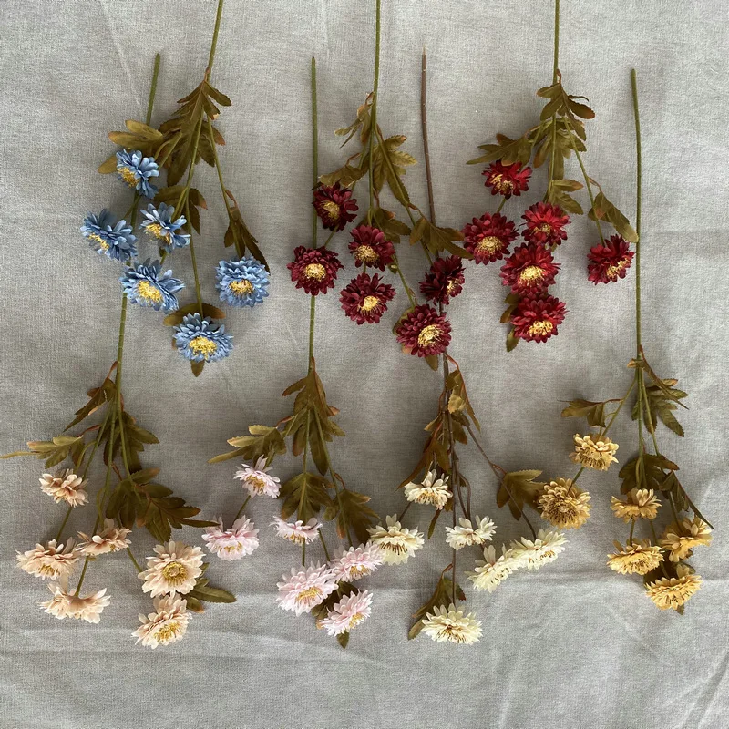 cheap wholesale artificial flowers beauty rich chrysanthemum  artificialflowers