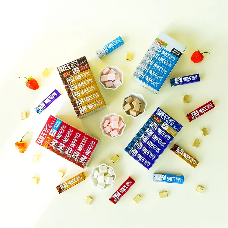 Individually Wrapped Classic Snacks Gummy Candies Free Sample Soft Chewy Milk Candy Factory Directly