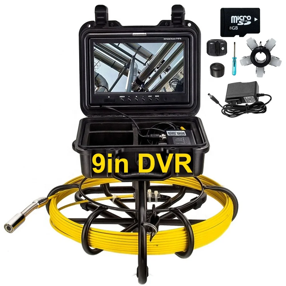 High Resolution Camera Drain Sewer Pipeline Industrial Endoscope System With DVR