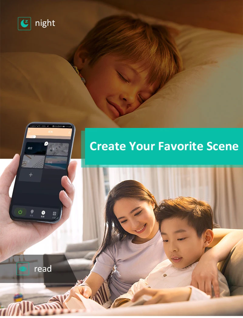 Downlights Indoor Luminaires smart home upgrading zigbee gateway sync adjust ceiling light recessed led down light brightness