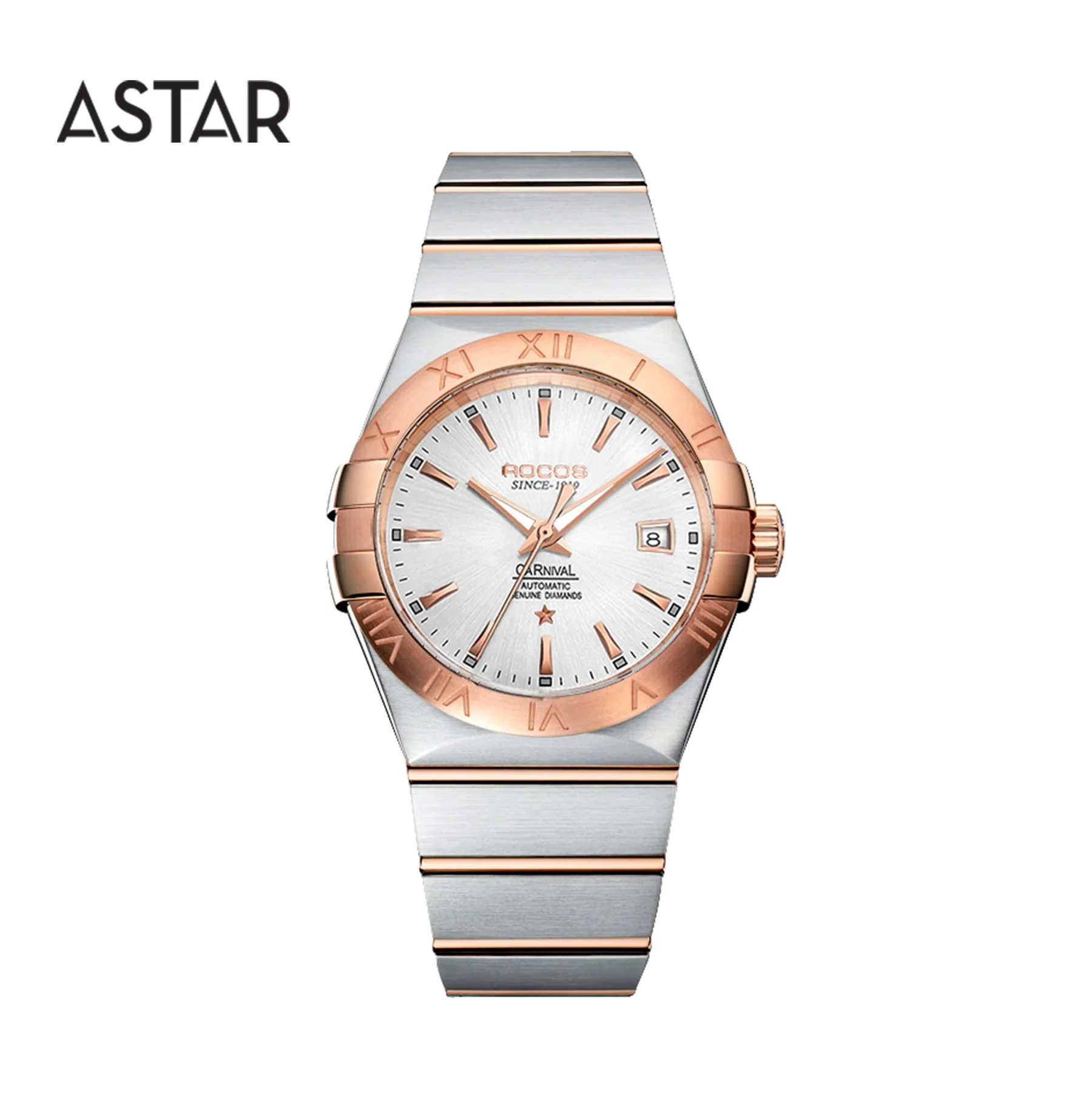 Dropship High Quality Sapphire 316L All Matt Stainless Steel Mechanical Automatic Transparent Caseback Watch Man for Sale