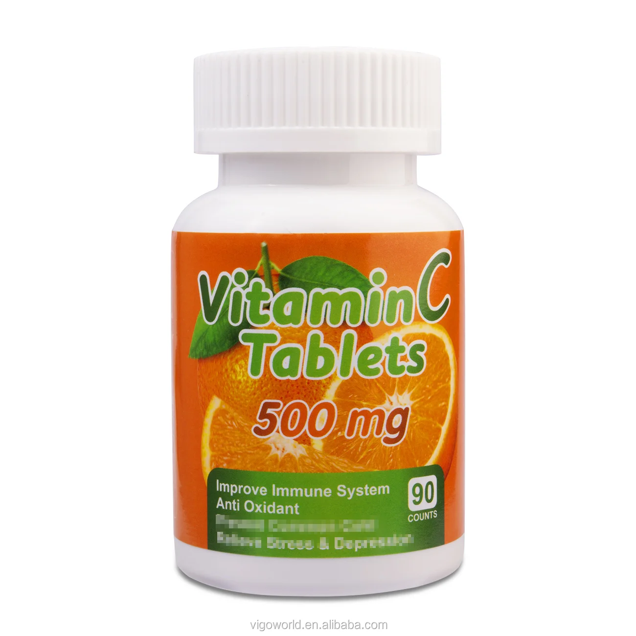 Wholesale Private Label Vitamin C & Zinc Chewable Tablets 500mg Immune Booster Supplement Children GMP Certified 1000mg Spec