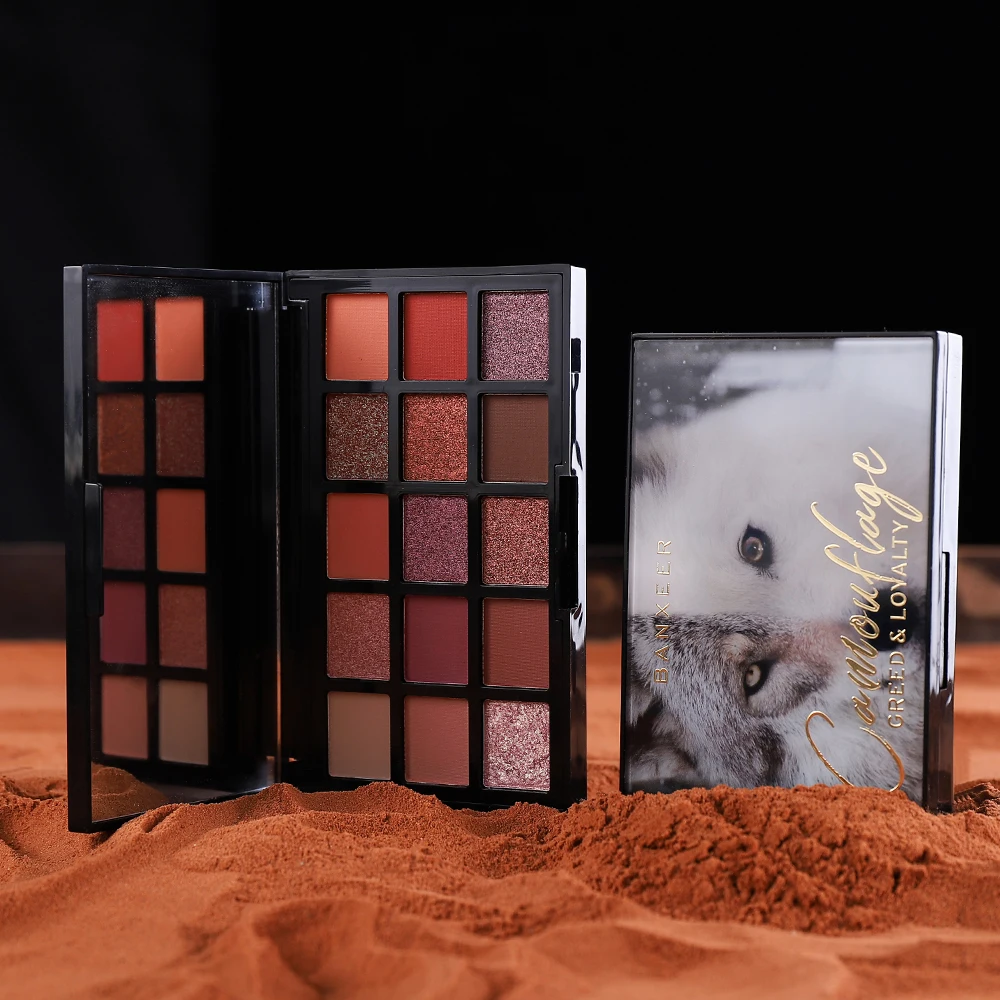 Hot Selling Super Quality Eyeshadow Wholesale 15 Colors Animal Eye Shadow Palette Customized sombras