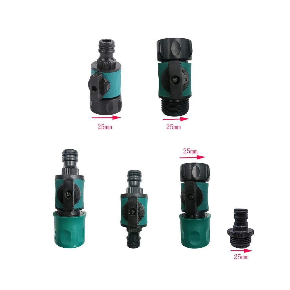 US EU Switch Fast Connection New Material ABS Plastic Fast Connector Bring Valve Plastic Joint Pipe Connector