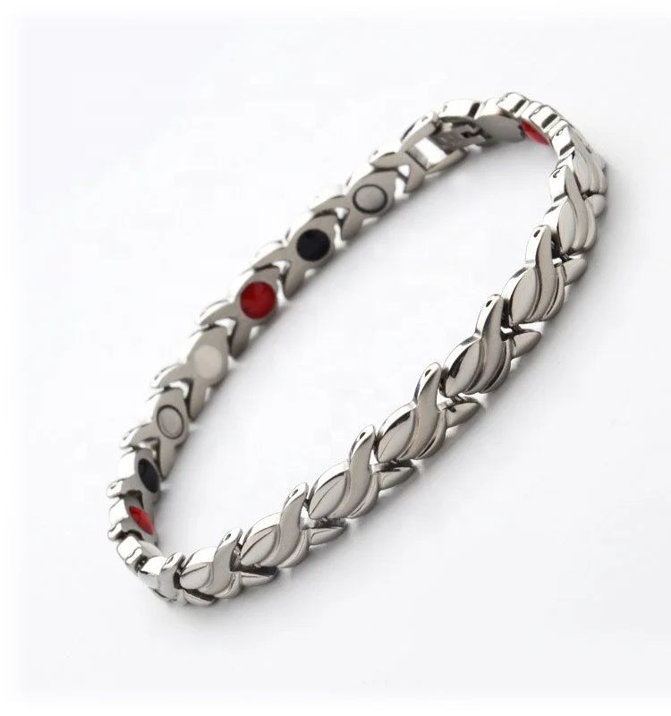 Natural stone energy bio magnetic bracelet scalar germanium positive energy bracelets quantum biomagnetic health bracelet