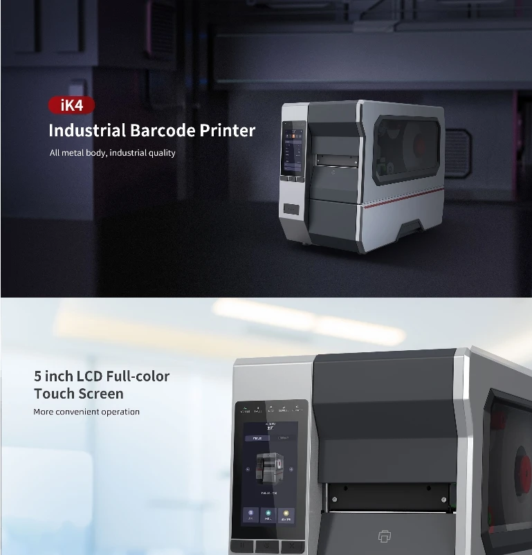 HPRT 4 Inch IK4  203dpi 300dpi 600dpi RFID Industrial Grade Thermal Transfer Barcode Label Printer