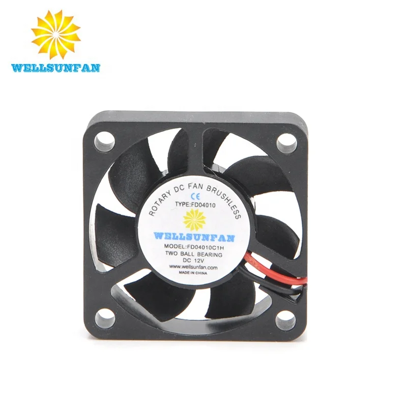 WELLSUNFAN 12v cooling fan High airflow cooler fan axial 40x40x10mm brushless fan powered humidifier