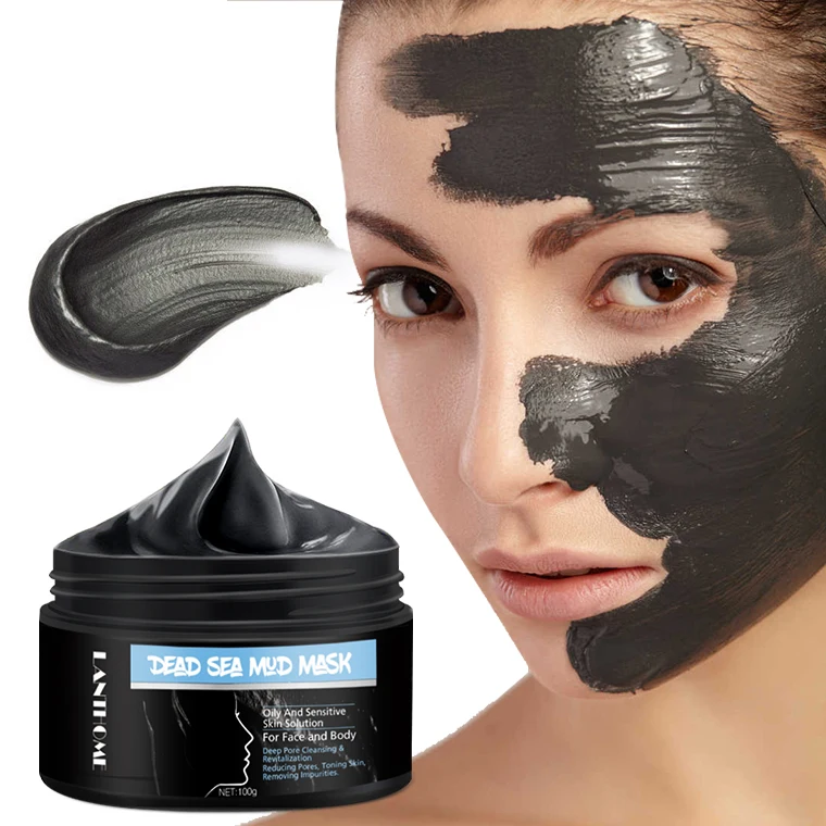Face Cleansing Exfoliate blackheads Skin Moisturizing Organic Clay Brightening Dead Sea Mud Clay Face Mask