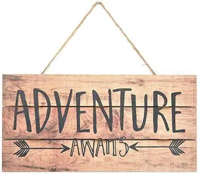 
P577 Friend family Wall Door Friendship Ornament DIY New Year Party Christmas Decorations Rectangle Wooden Hanging Pendant 