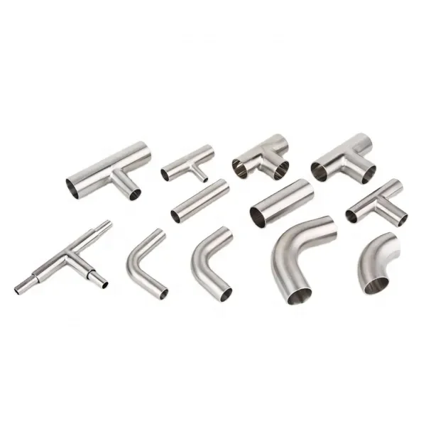 Ultra High Purity ASME Stainless Steel 316L Butt Weld Fittings Elbow Equal and Bend Tee Reducer BPE Fitting