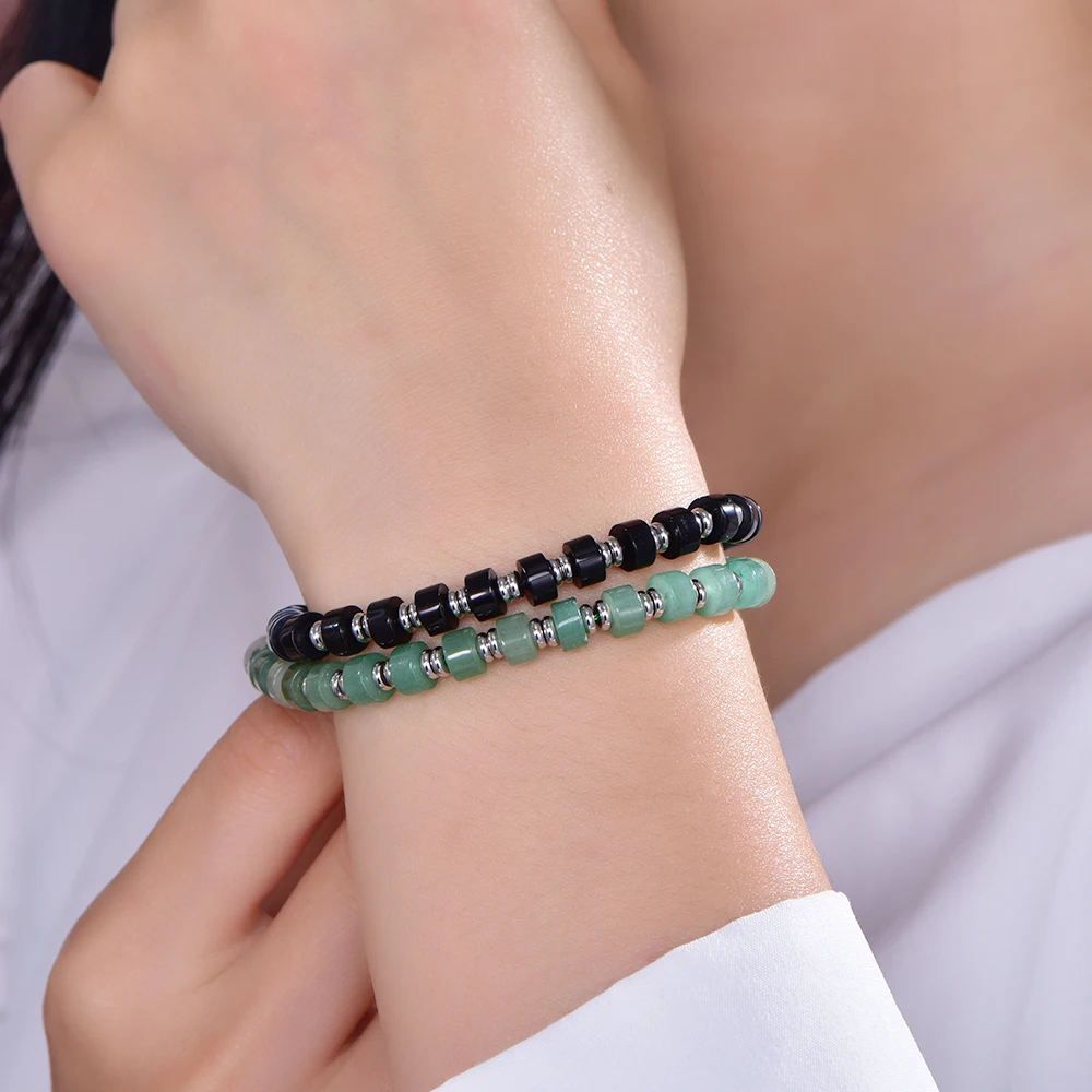 Professional Manufacture Hot Selling Black Onyx Natural Jade Bracelet