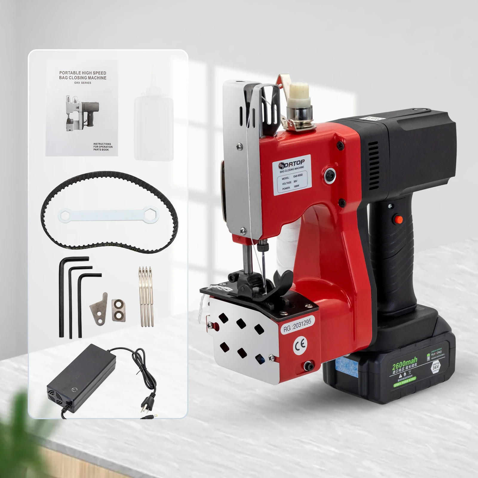Battery Charger Sewing Machine Handhold Bag Sewing Machine