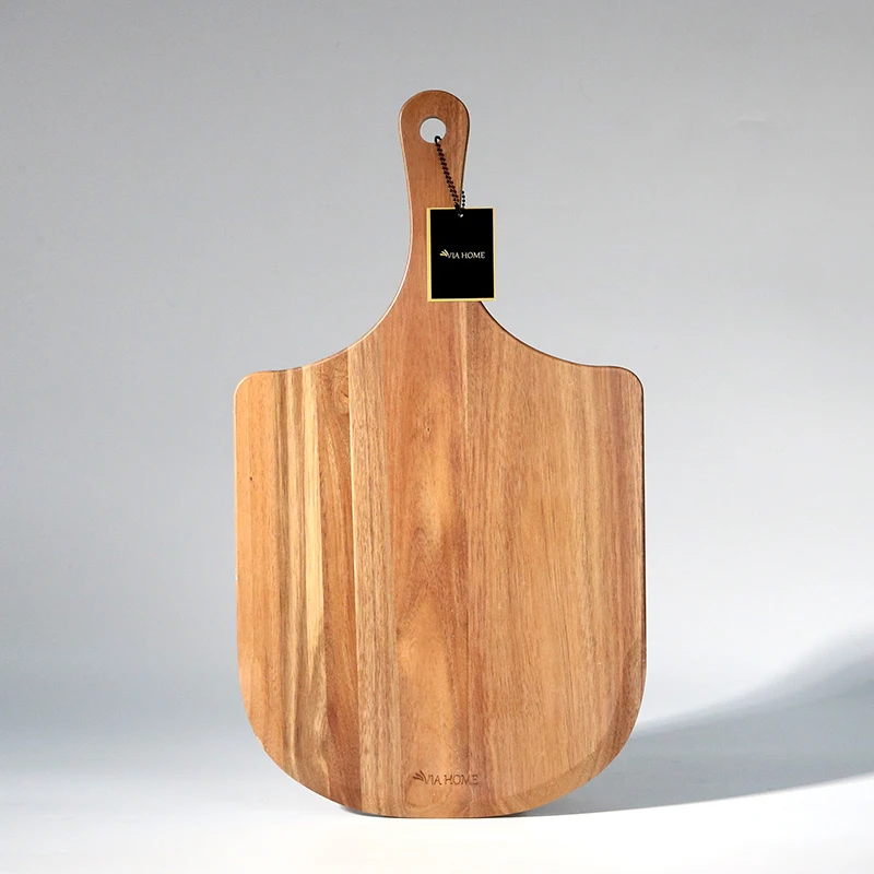 Hot Selling Acacia Wooden Cutting Board,Kitchen Chopping Board With Handle Hanging Hole