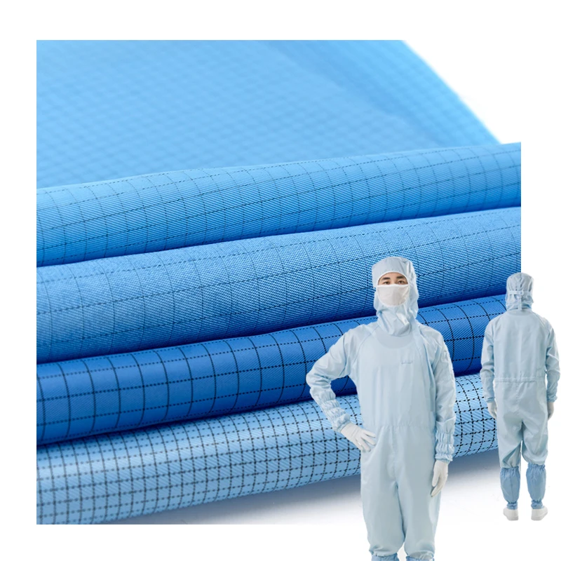 Polyester Carbon Fiber Anti-static Lint-free ESD Cloth Fabric