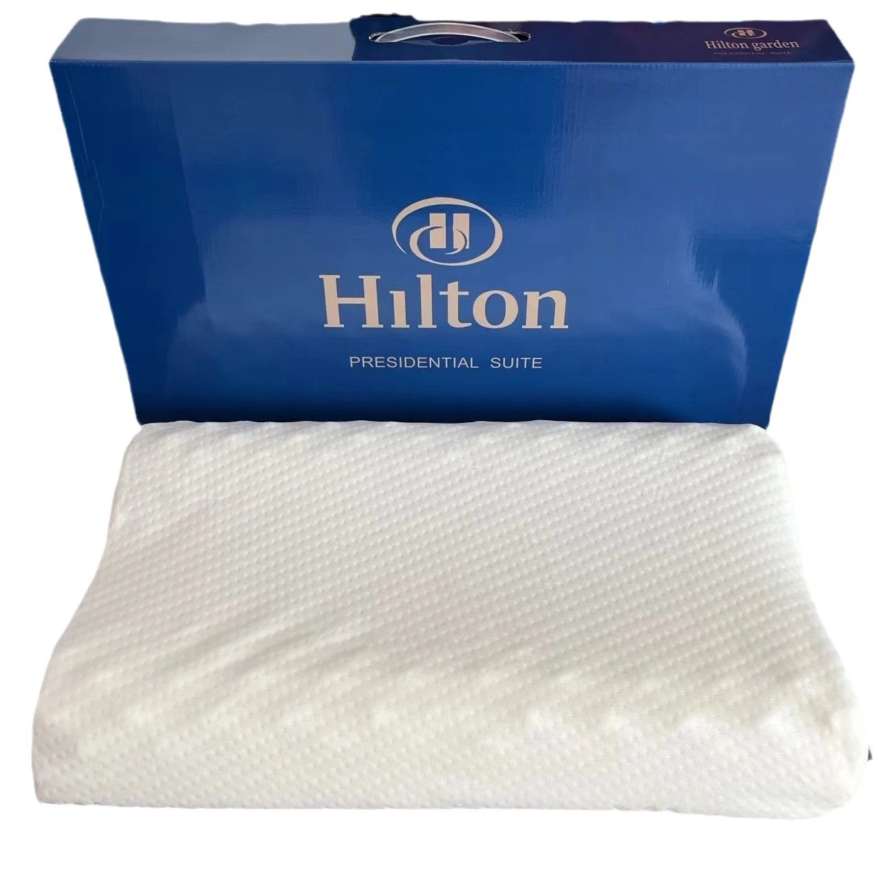 Hotel Natural Latex Memory Cotton Knitting Fabric Orthopedic Pillow Fit to the Cervical Spine