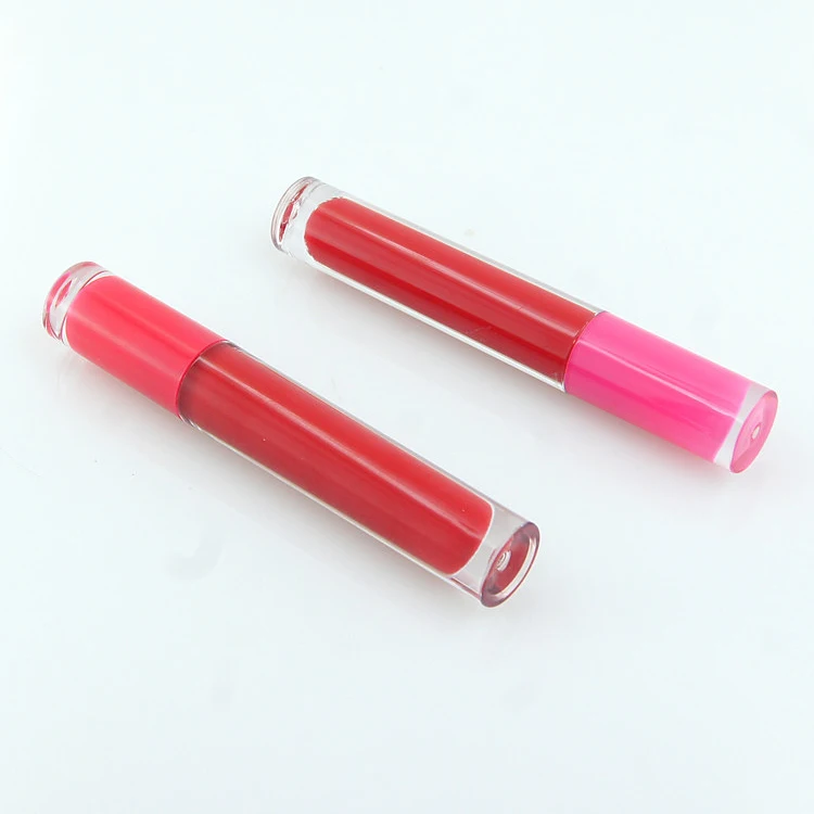 hot selling stock ready to ship 5 ml empty mini lovely color lid lip gloss tube with applicator