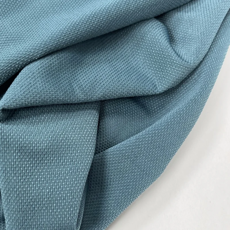 High Quality 93% Polyester 7% Elastane Fabric Stretch BirdEye Mesh Fabric for T-Shirts and Swimwear
