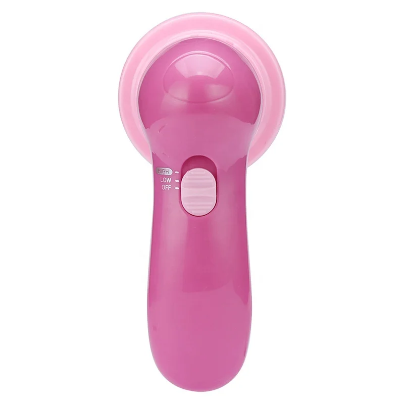 12 in 1 Mini Portable Rechargeable Electric Silicone Massager Cleanser Facial Cleansing Face Brush Skin Device