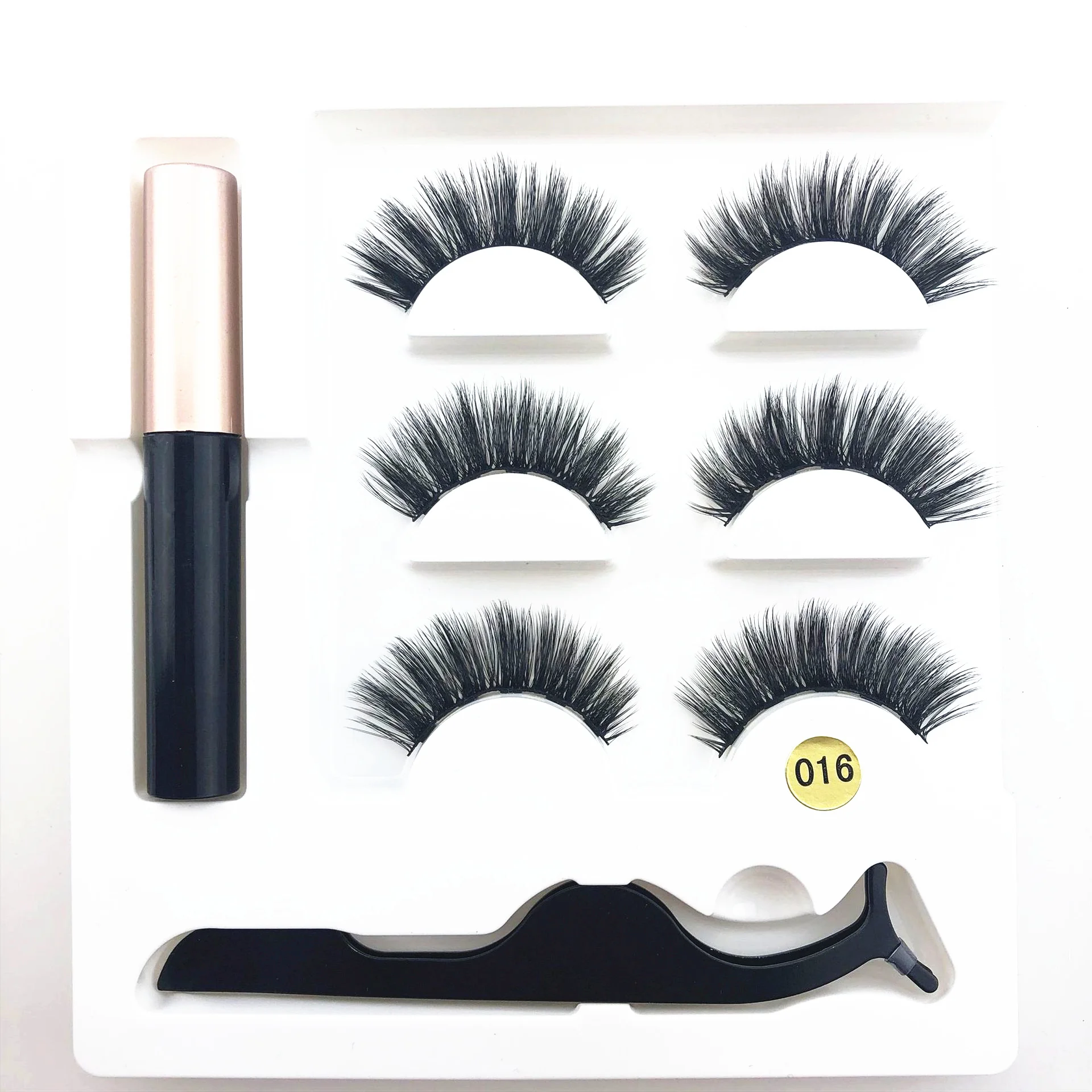 Mink eyelashes vendor wholesale private label magnetic eyeliner with 3d magnetic eyelashes
