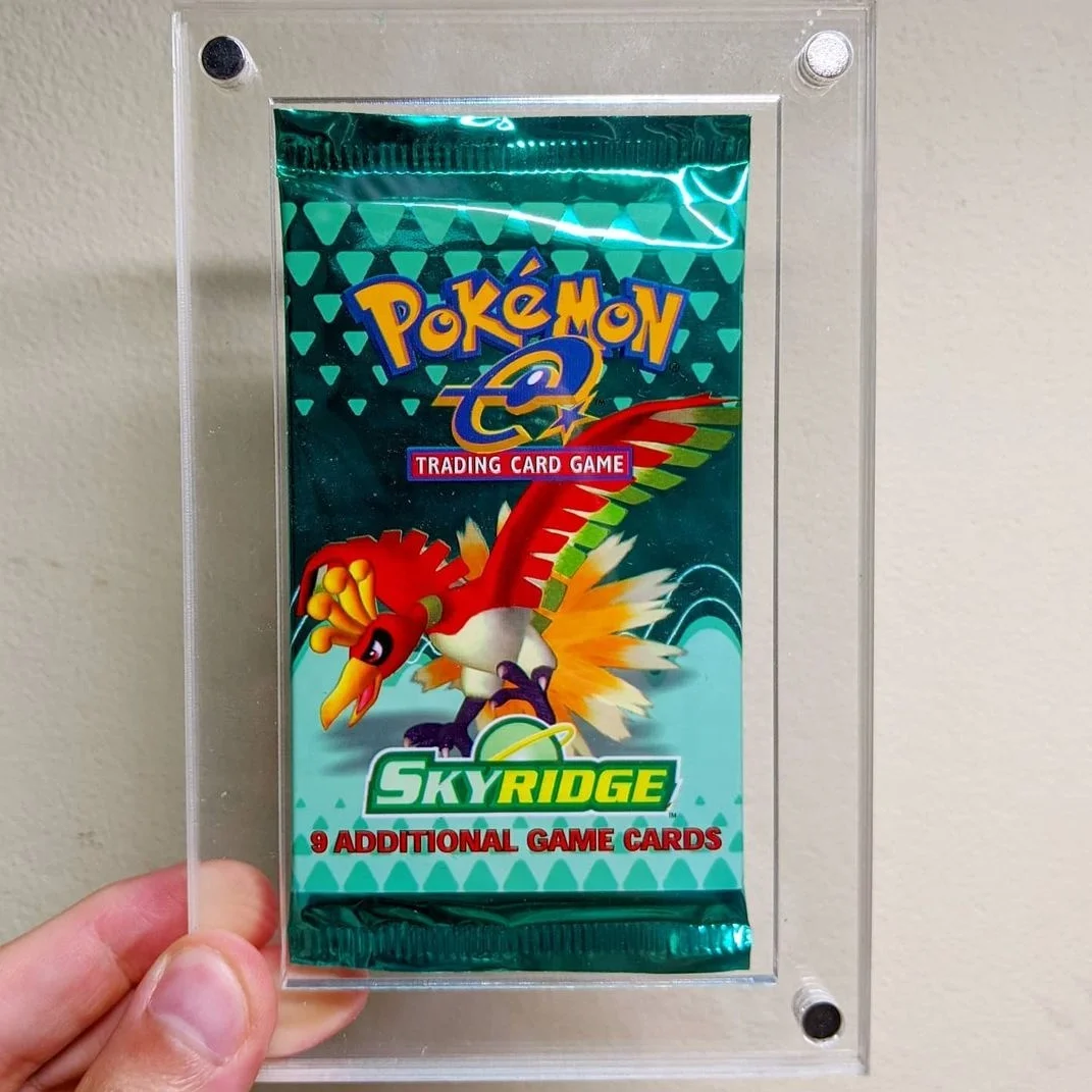 Booster Box Case Acrylic Case Plastic Protector Case for Poking mon Cards Storage Display