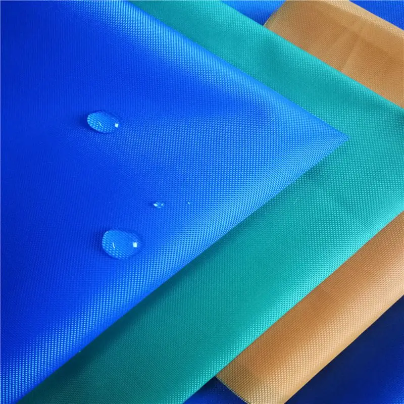 RPET 100% recycled polyester 300D oxford fabric with PU coated for bags