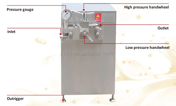 Высококачественный молочный гомогенизатор с охлаждающим резервуаром пастеризационная машина