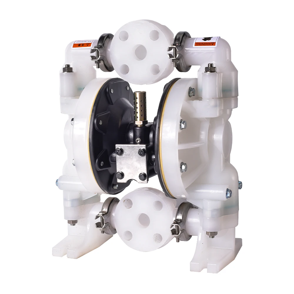 Pneumatic reinforced polypropylene PP engineering plastics for glue corrosive liquid diaphragm pump pneumatic
