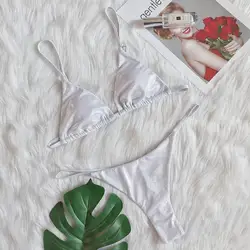 Summer Swimming Bathing Suit Custom Micro Mini Thong Diamond Brazilian Bikini Women Plus Size Swimwear Sexy