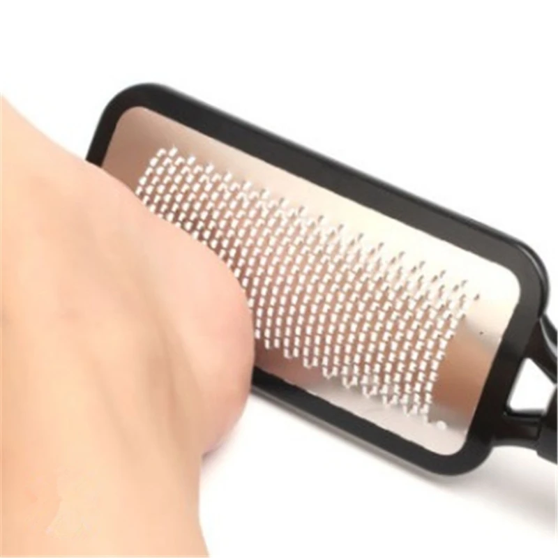 Professional Pedicure Feet Care Tools Stainless Steel Foot File Scrubber Rasp Heel Grater Hard Dead Skin Callus Remover Nail Use