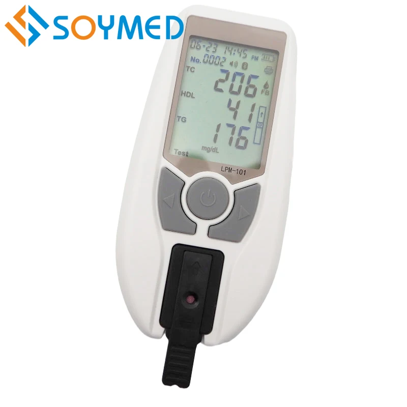 Multifunctional Health Care 3 in 1 Portable Digital Blood Lipids Analyzer glucose cholesterol and uric acid triglycerides Meter