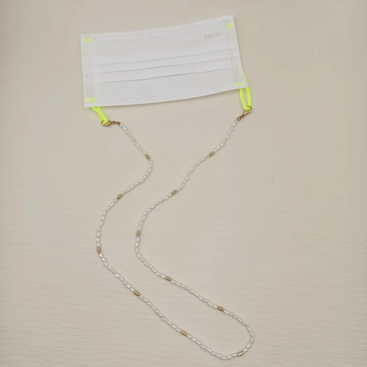 Hot Fashion Pearl Handmade Beaded rope glasses chain multi-purpose accessories hot selling handmade decoration Necklac