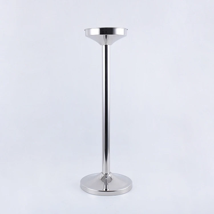 
Party Events Ice Beverage Cooler Stand Wine Ice Bucket Holder Stainless Steel High Quality Bar Wine Bucket Drink Cooler Stand 
