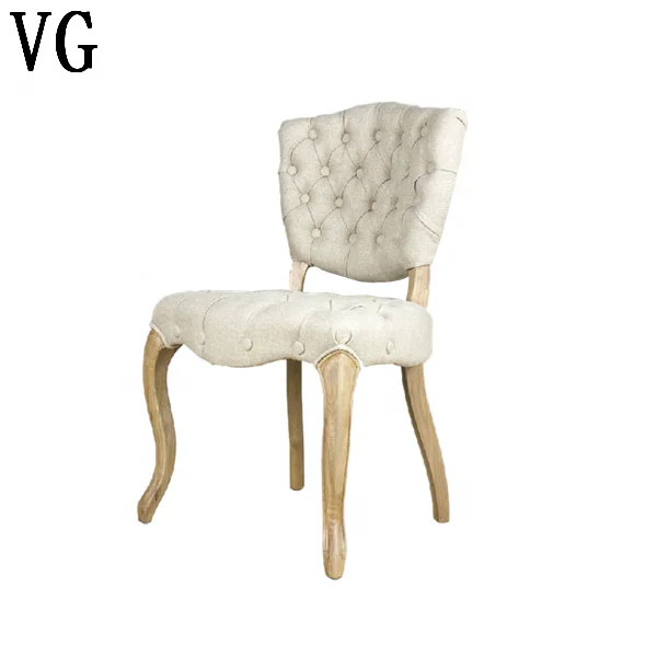 Solid wood banquet chairs for hotel Tufted back dining chair modern chair (60443185715)