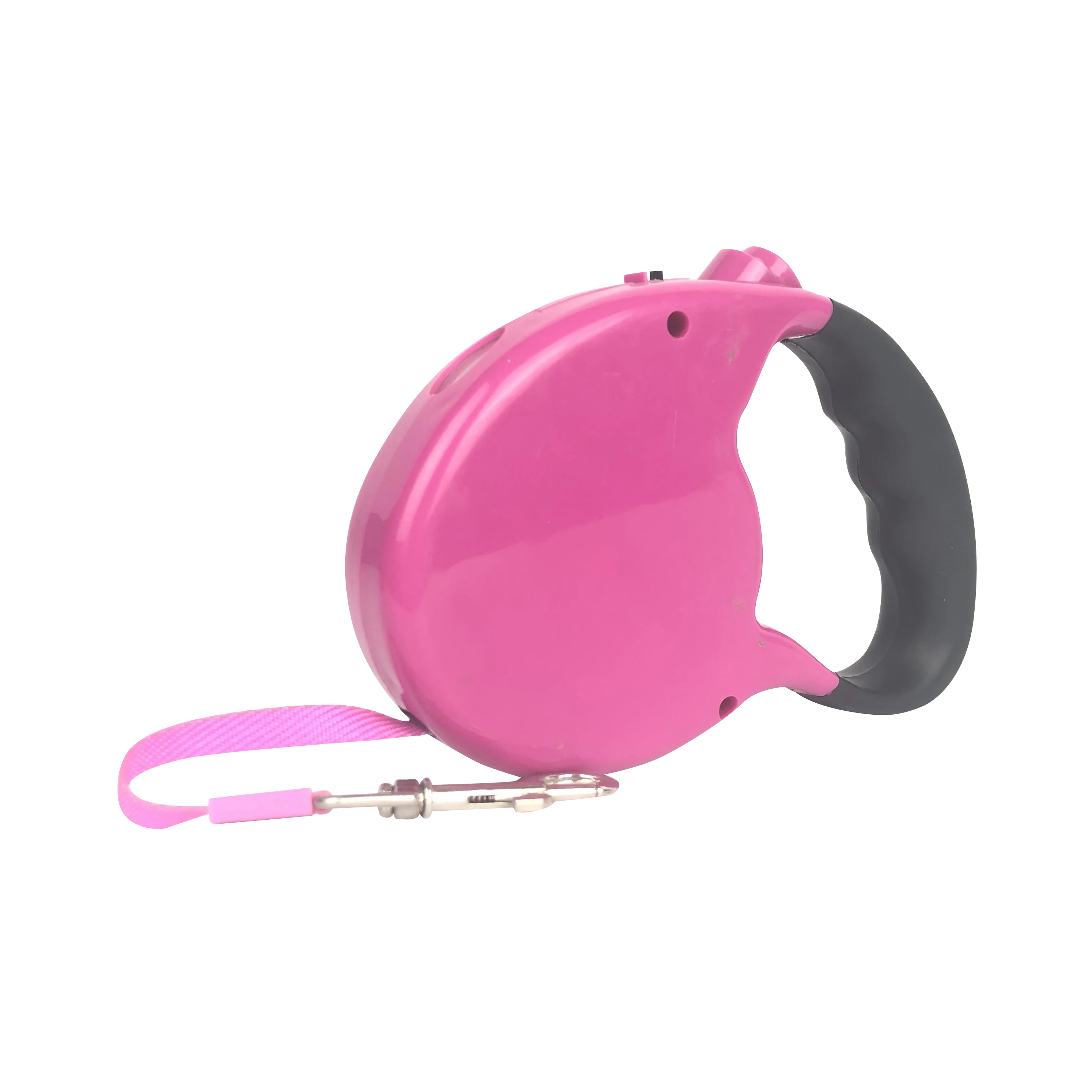 Waterproof automatic Custom Logo LED light high quality pet leash with waste bag dispenser