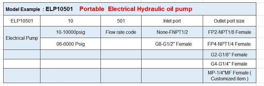 Electrical pump data-1
