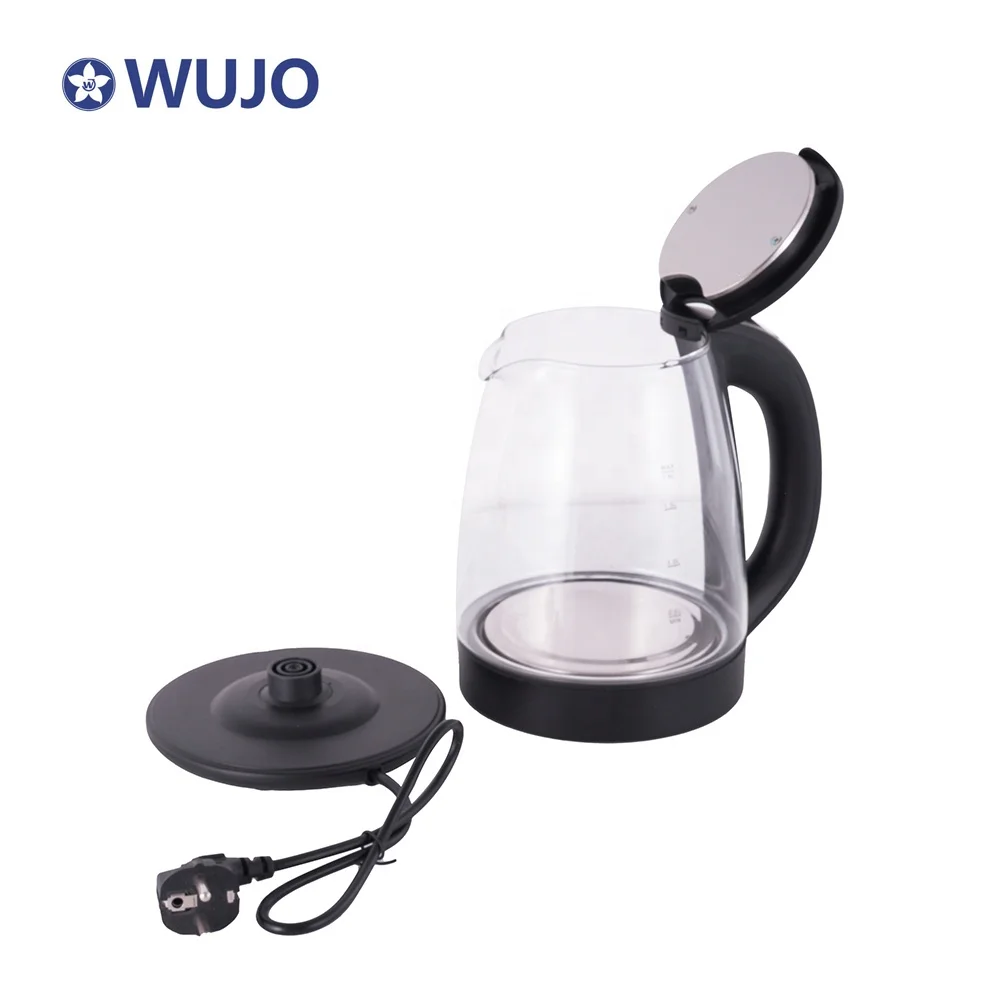 Портативная бытовая техника умный автоматический выключатель пищевой 304 из нержавеющей стали стеклянный корпус Электрический бойлер чайники