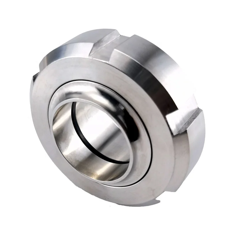 Aohoy food pharmacy grade 304 316l milk sanitary stainless steel sms butt weld type complete union