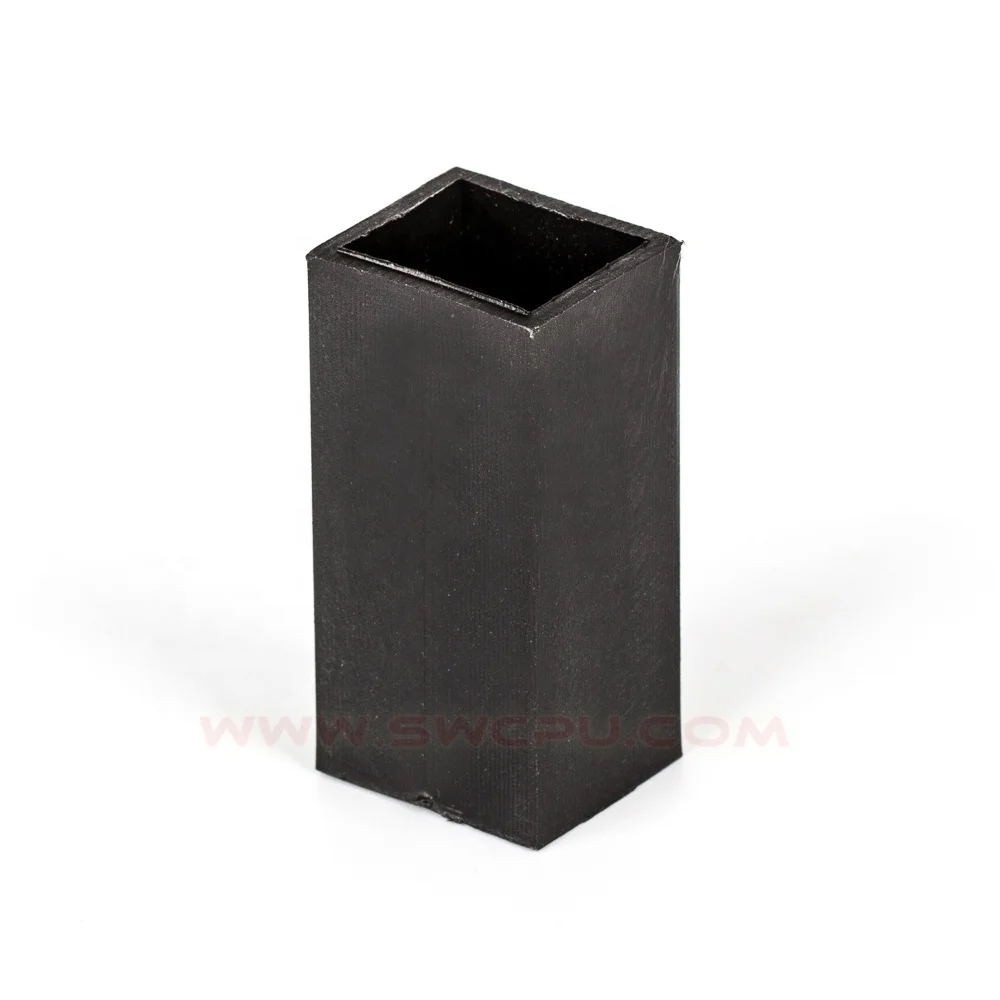 CNC machining service plastic bushing pom plastic square tube bushing