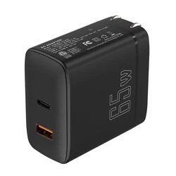 type-c port gan pd charger 65w new arrival quick charging fast travel charger qc 3.0 usb wall charger with US plug ETL FCC mark