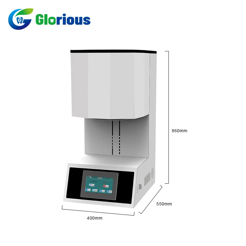 Glorious Dental Sintering  furnace  Automatic Machine wireless and 4G Internet of Thing high precision type B thermocouple