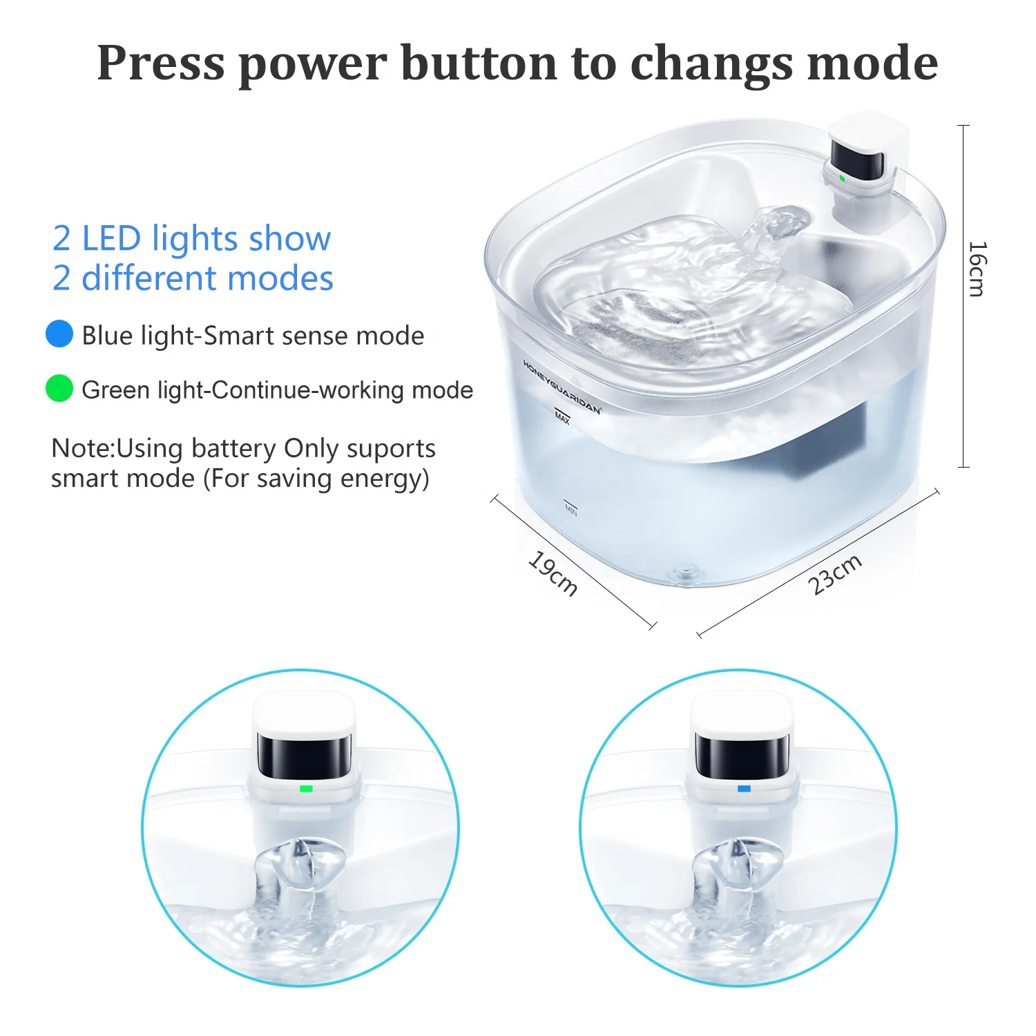 3L Automatic Pet Cat Water Fountain with LED Electric USB Dog Cat Pet Mute Drinker Feeder Bowl Pet Drinking Fountain Dispense