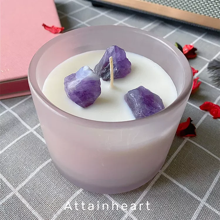 High quality Personalized High Quality 250g Paraffin Wax Crystal Decorative Home Aroma Aromatherapy Candle