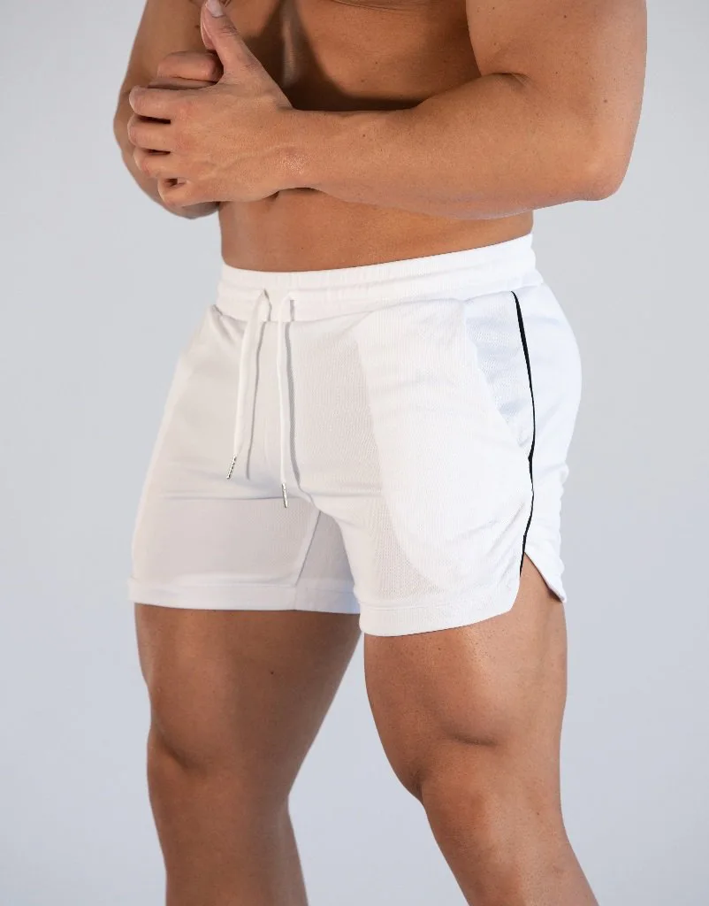 
mens gym shorts with pockets quick-drying breathable outdoor wear workout polyester running 