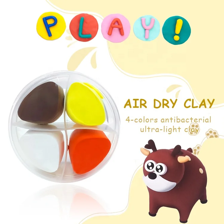 super light air dry clay for kids plasticine molding