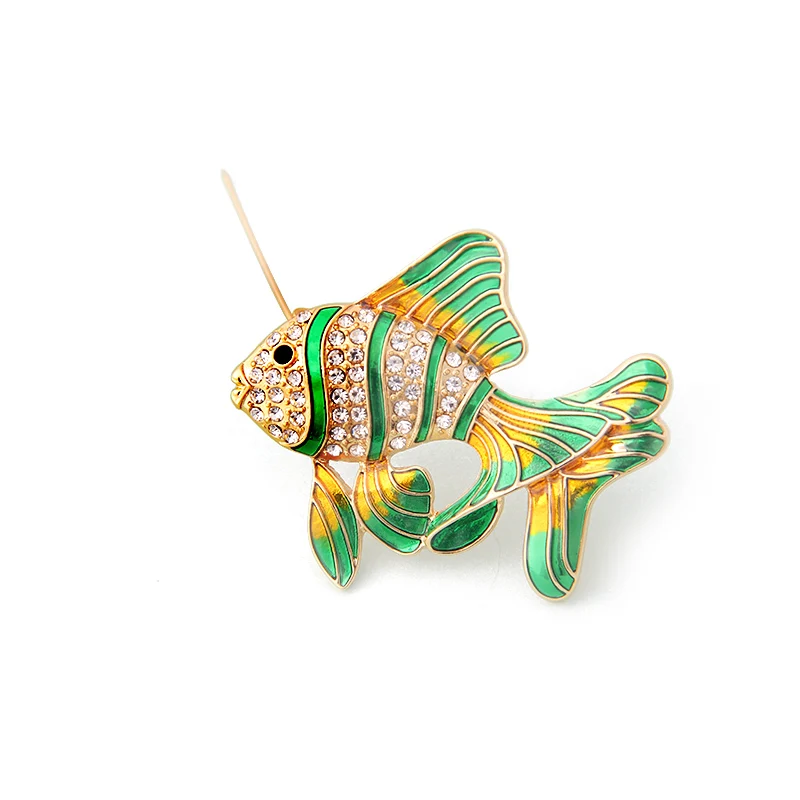 V&R Qingdao Joalheria Jewelry Cartoon Ocean Sea Fish Enamel Brooch Pin