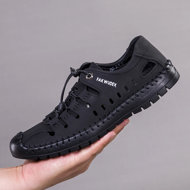 Mesh Men Water Shoes Quick Dry Aqua Shoes Lace Up Outdoor Sneakers Hiking Shoes
