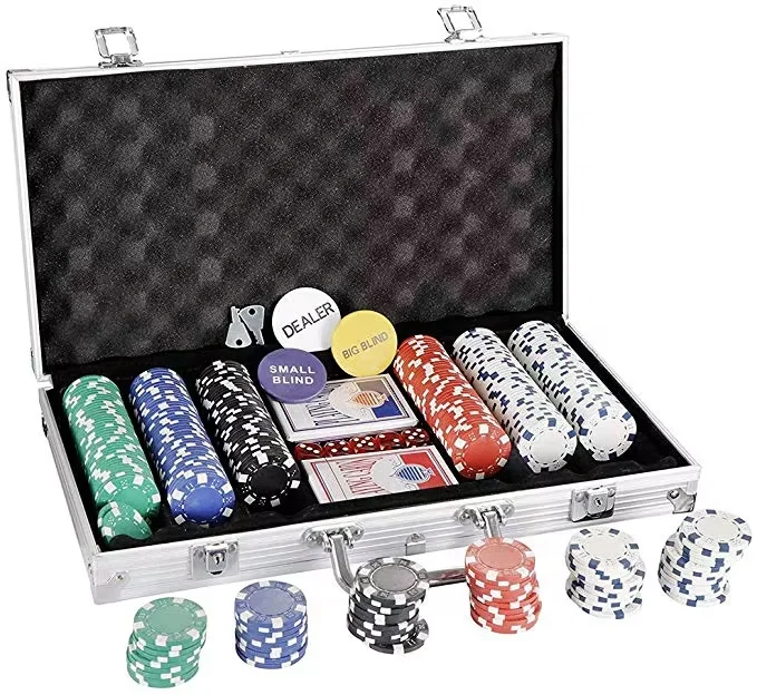 Customized Personalized Pu Leather Poker Chip Case Luxury Durable  Poker Chips Sets Holder Storage